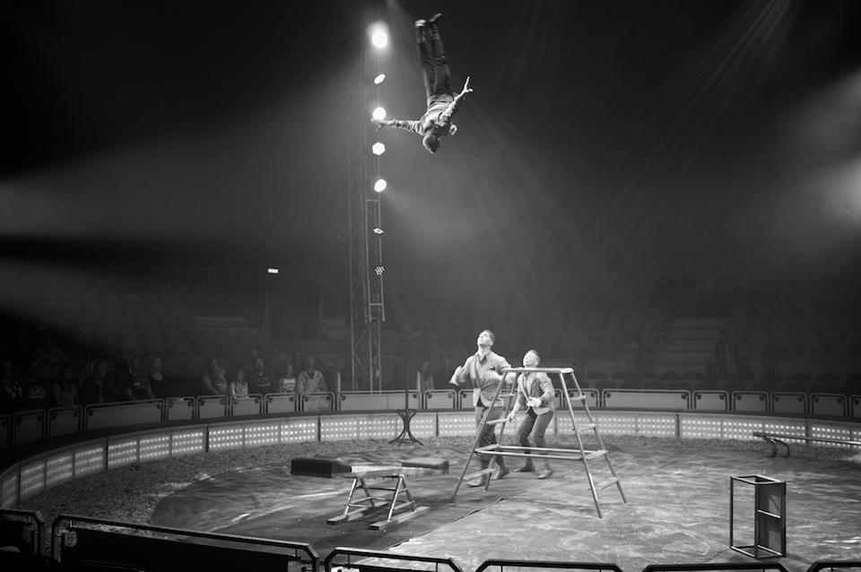 Jumping act at Circus Herman Renz